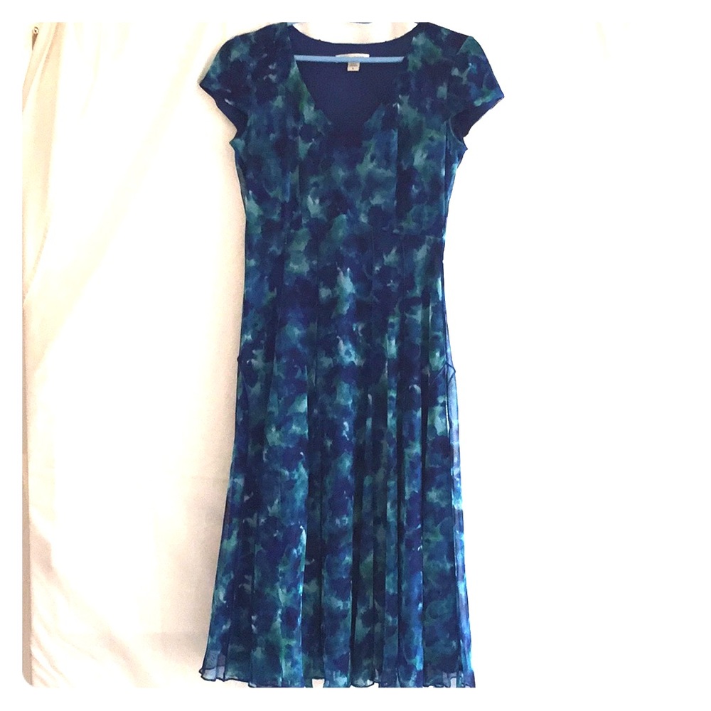 Blue Floral Dress